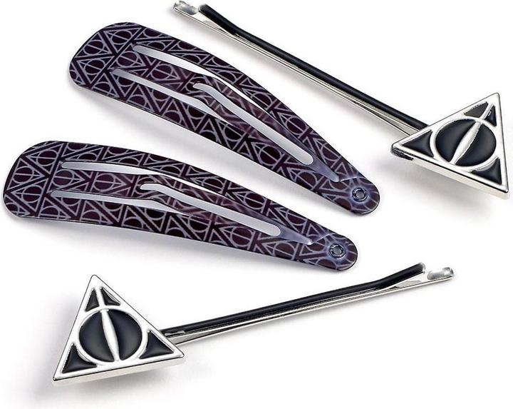 Produktbild Harry Potter Deathly Hallows Haarklammer Set 4erPack Metall (4 Stk.)