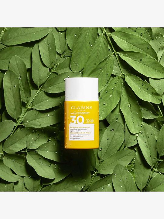 Produktbild Clarins Sun - Fluide Solaire Minéral Visage SPF30 (Sonnencreme Gesicht, SPF 30, 30 ml, 62 g)