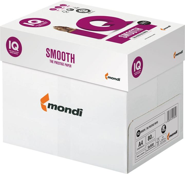 Produktbild Mondi Premium-Büropapier IQ Selection Smooth (80 g/m², 2500 x, A4)