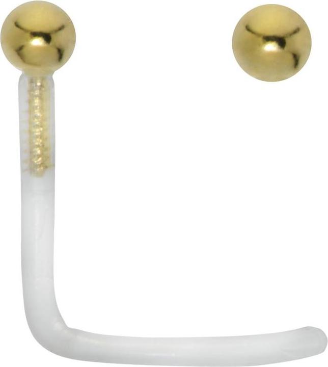 Produktbild Bijouteria Nasenpiercing (Bioplast, Gold 18K)