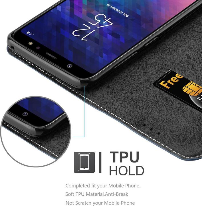 Actual product image Cadorabo X-Wallet faux leather suit cover (Samsung Galaxy A6+)
