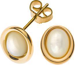 Produktbild Natsumi Schmuck Ohrstecker Gelbgold 18K/750 Perlmutt (750/18 K Gelbgold)