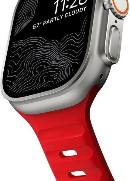 Produktbild Nomad Sport Band 42/44/45/49mm Night Watch Red (Fluorkautschuk)