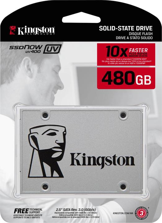 Actual product image Kingston Uv400 (480 GB, 2.5")