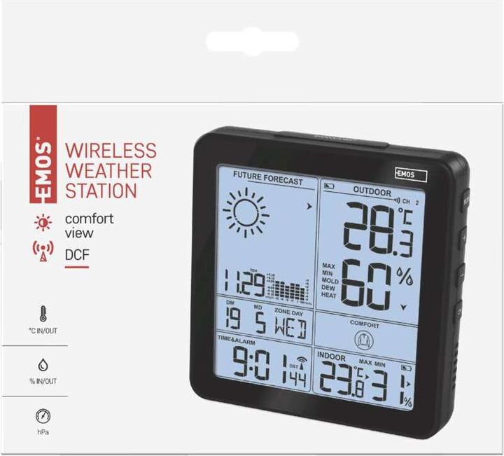 Image du produit Emos Station météo sans fil E5080