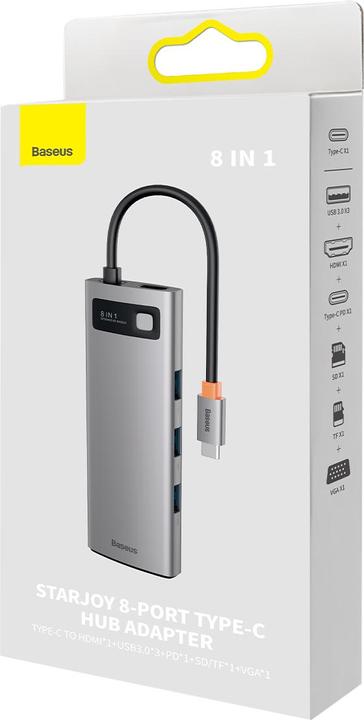 Actual product image Baseus WKWG050013 (USB-C, 8 Ports)