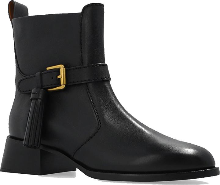 Chloé See By Chloe Lory Leather Ankle Boots
