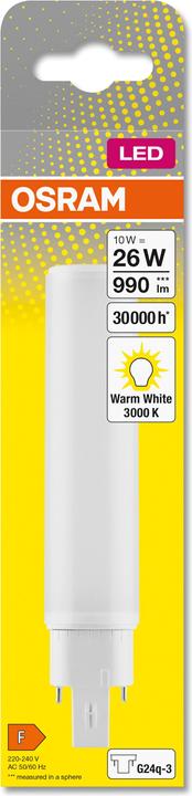 Image du produit Osram Dulux (G24q-3, 10 W, 990 lm, 10 x, F)