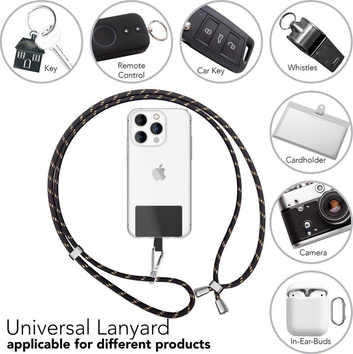 Produktbild Nalia Universal Handykette zum Umhängen mit Pad