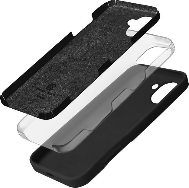 Produktbild Crong Color Cover - iPhone 16 Hülle (Schwarz) (Apple iPhone 16)
