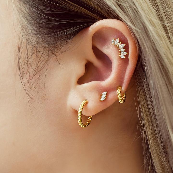 Actual product image Ania Haie CHILL VOYAGER Ohrschmuck (Gold plated, Silver 925)