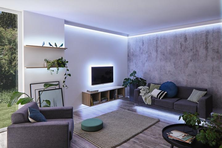 Actual product image Paulmann MaxLED 250 Stripe Set (Daylight, 150 cm, Indoor)