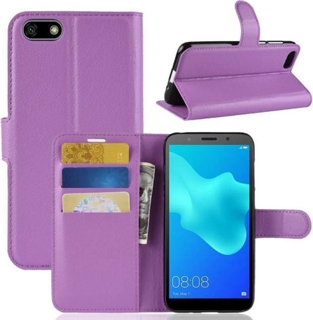 Produktbild MU Classic Litchi Leder Bookcover Series (Huawei Y5 (2018))