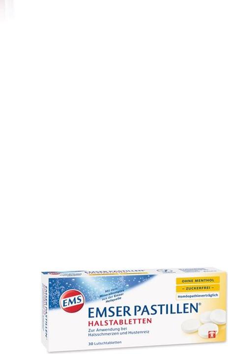 Actual product image Emser Pastilles sugar free without menthol (30 Piece)