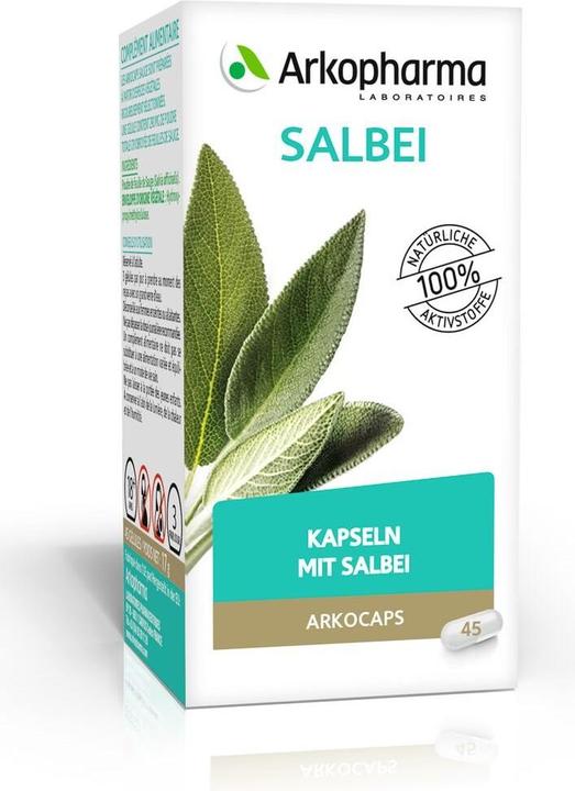 Produktbild Arkopharma Arkocaps Salbei Kapseln (45 Stück, Kapseln, 39 g)