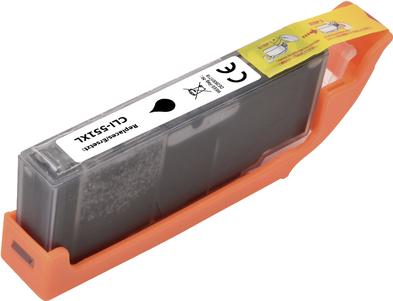 Actual product image Renkforce Ink replaces Canon CLI-551 XL BK (6443B001) Compatible Black RF-5