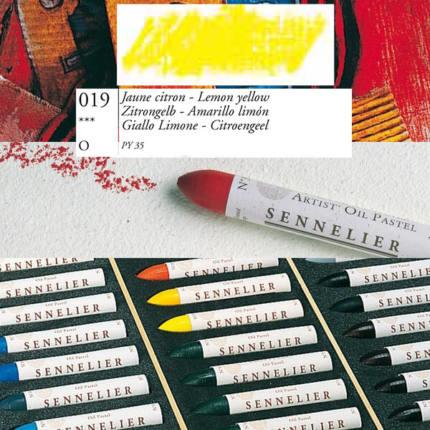 Immagine prodotto Sennelier Pastello a olio formato standard Jaune Citron 19 (Giallo Citron)