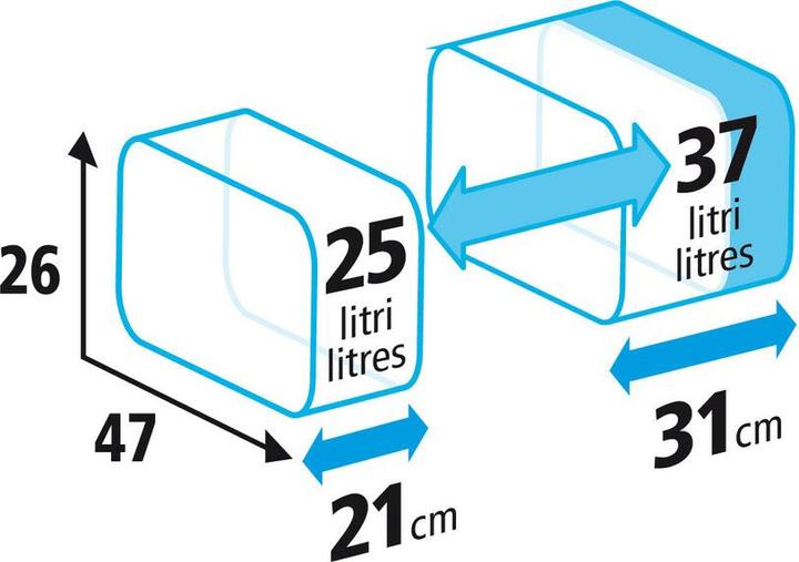Produktbild AM Motorrad Seitentaschen 25-37L (37 l)