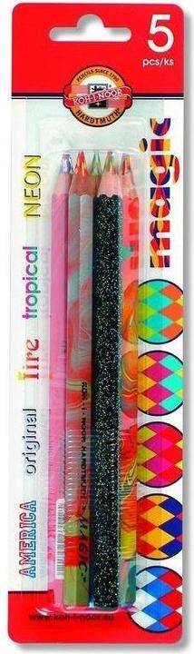 Image du produit Koh-i-Noor Crayons Magic Trio 5 couleurs (147690) (5 x)