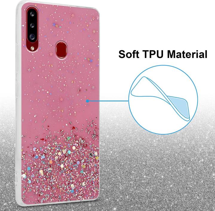 Immagine prodotto Cadorabo Copertura in TPU scintillante (Samsung Galaxy A20s)