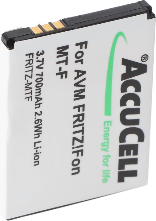 Produktbild AccuCell Akku AVM FRITZ!Fon MT-F Akku, 312BAT016 AVM CT5 312BAT006