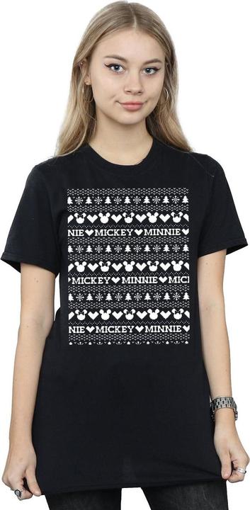 Produktbild Disney Mickey And Minnie Christmas Fair Isle TShirt (3XL)
