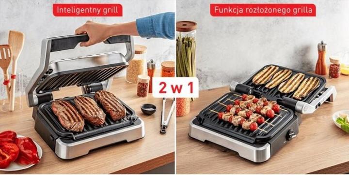 Produktbild Tefal Grill OptiGrill 2in1 INOX GC772D