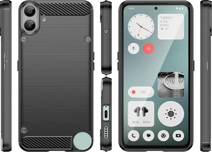 Actual product image Screenguard Carbon Brushed Soft TPU (Nothing CMF Phone 1)