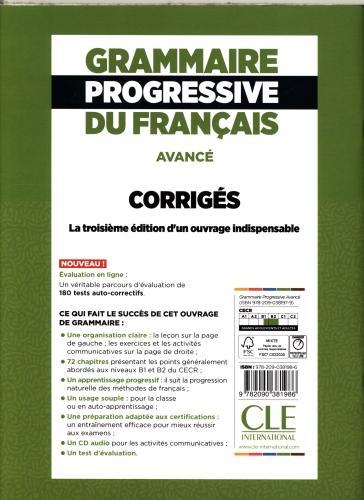 Actual product image Cle Progressive grammar from... klucz ed.3 B1/B2 (Hardcover)