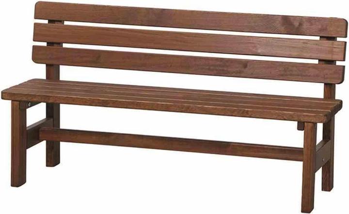 Actual product image Natura Tessin Bank, 150 cm, braun Kiefernholz