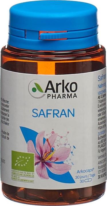 Actual product image Arkopharma Arkocaps Bio Safran Kapseln (30 Piece, Capsules, 30 g)