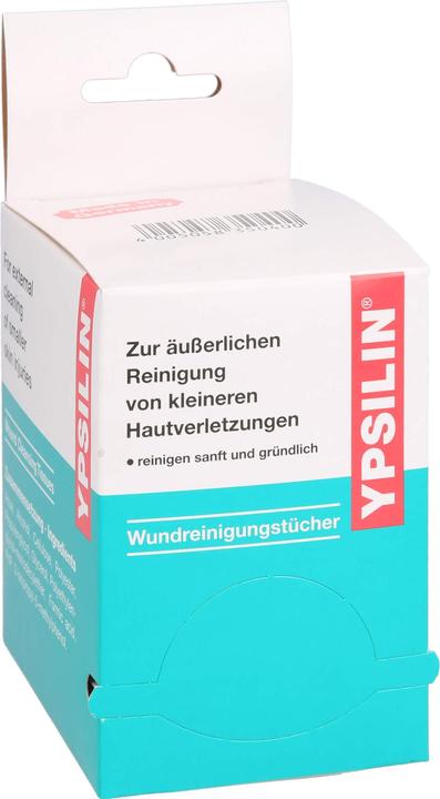 Actual product image Cosmetic YPSILIN wound cleansing wipes 40 dispenser