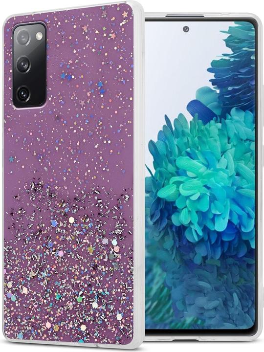 Viola con glitter