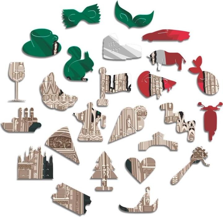 Actual product image Iconic Milan Cathedral - Monument Wooden Puzzle Size S (150 pieces) (150 pieces)