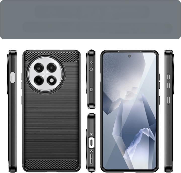 Actual product image Cover-Discount OnePlus 13R - Metall Carbon Look Hülle (OnePlus 13R)