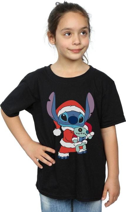 Immagine prodotto Disney Lilo And Stitch Stitch Christmas Maglietta Ragazze (140, 146)