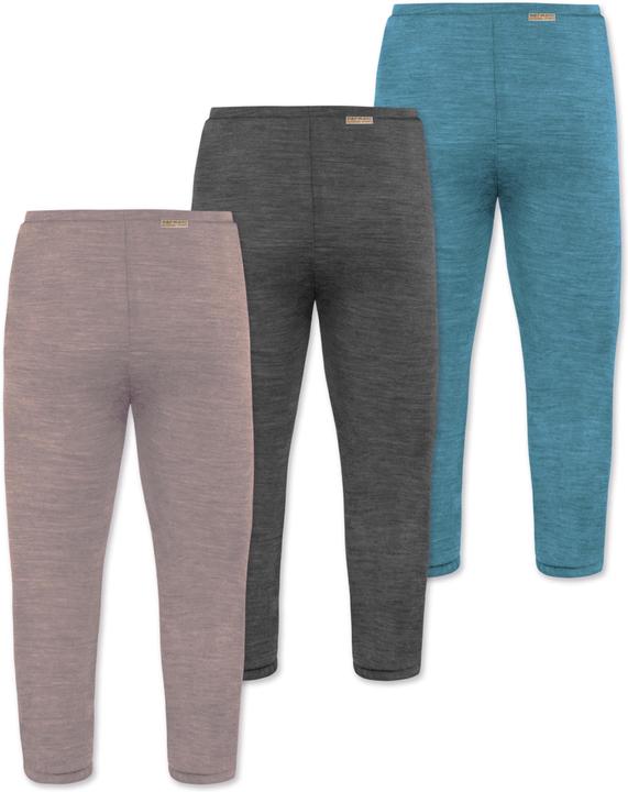 Produktbild Normani 3er Pack Baby Merino Unterhose mit Füssen - 9543 (80)