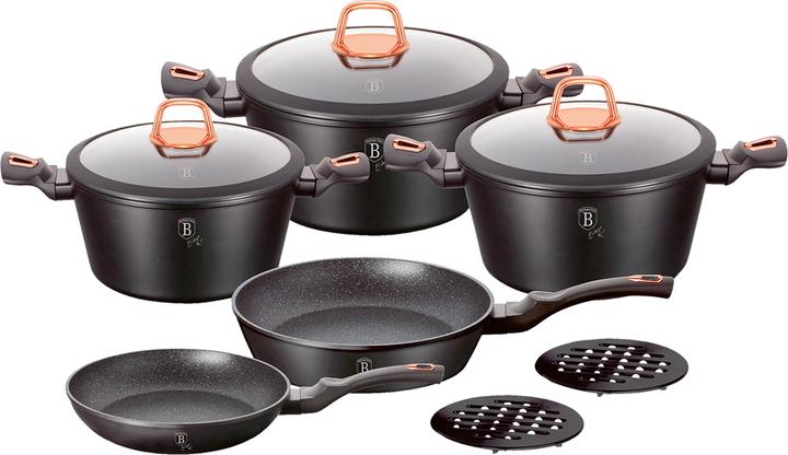 Actual product image BerlingerHaus Cookware (28 cm, Pan set + pot set, Stainless steel)