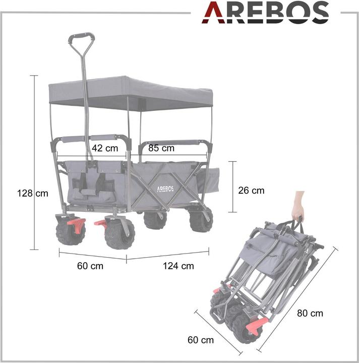 Actual product image Arebos Handcart