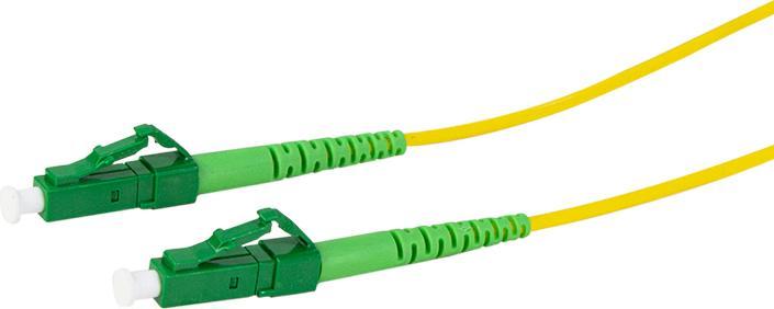 Actual product image LogiLink Fibre optic patch cable, 2x LC simplex, OS2, 10 m, yellow LC simplex plug (CAT6, 10 m)