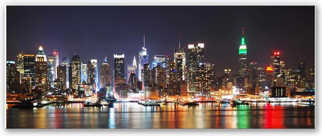 Immagine prodotto Trenddeko New York Skyline - Panorama (80 x 30 cm)