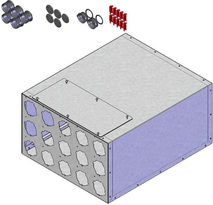 Image du produit Helios Apparatebau Coffret de distribution FlexPipe FRS-VK 15-75/180