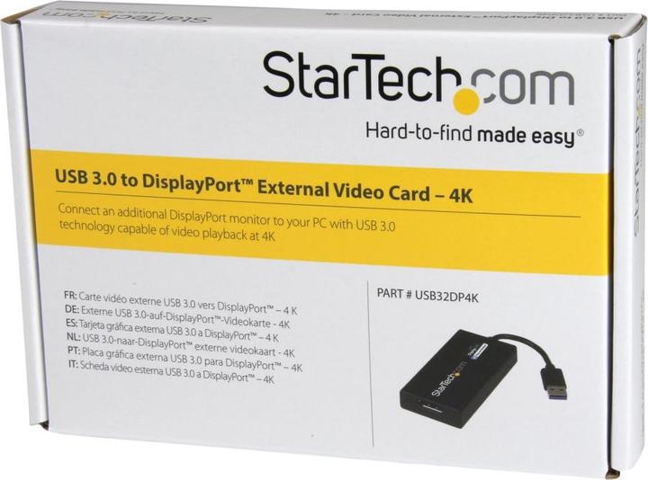 Actual product image StarTech USB 3.0 TO DISPLAYPORT - 4K (USB 3.0, 9 cm)