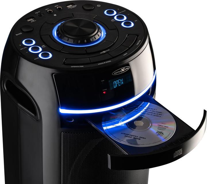 Actual product image Reflexion Bluetooth Speaker with CD (10 h, Electrical connection, Rechargeable battery operated)