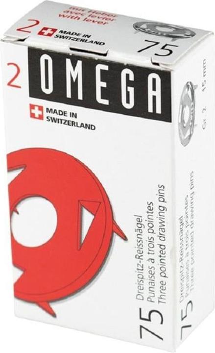 Omega Reissnägel 3Spitz (75 Stück, 15 mm)