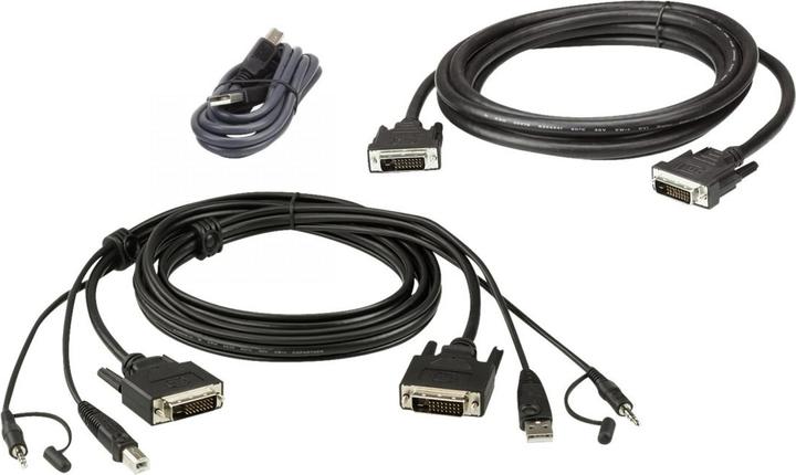 Image du produit Aten 2L-7D02UD Câble DVI Duallink pour commutateur KVM, 1,8m