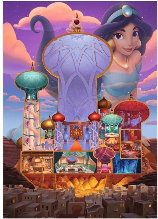 Immagine prodotto Ravensburger Puzzle 12000258 - Jasmine - Puzzle da 1000 pezzi della Collezione Castello Disney per adulti (1000 pezzi)