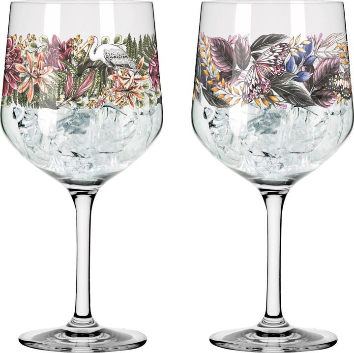 Produktbild Ritzenhoff Ginglas Set Schattenfauna Gin Kelch 2er-Set 001 (7.20 dl, 1 x, Gin Gläser)