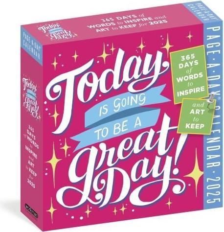 Actual product image Today Is Going to Be a Great Day Page-A-Day® Calendar 2025 (English)