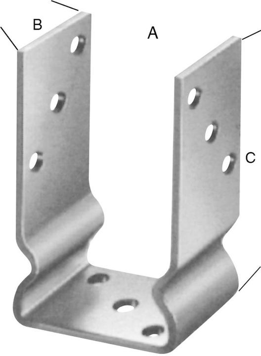 Produktbild Magni Format 4053569231497 – u-pfostenlasche tZn 111 Import CE